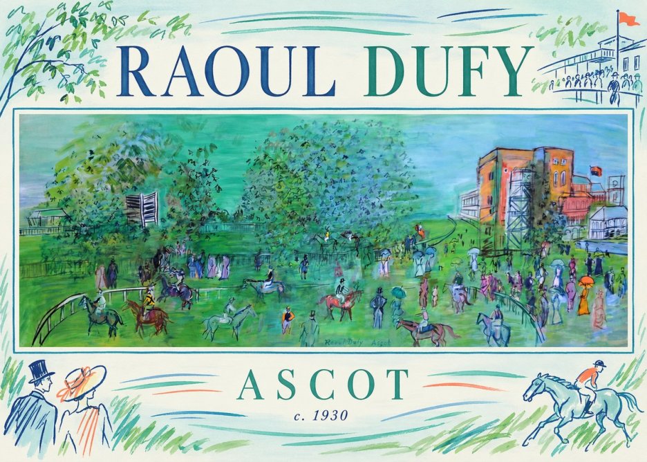 Raoul Dufy Ascot C. 1930 I No1 - Affiche