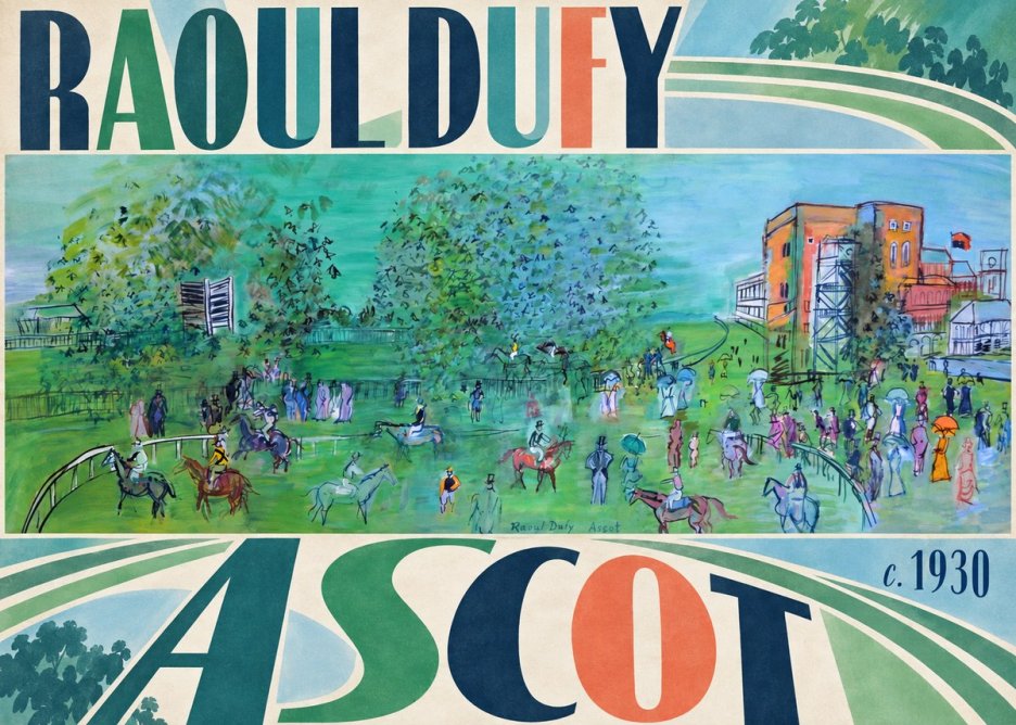 Raoul Dufy Ascot C. 1930 I No5 - Affiche