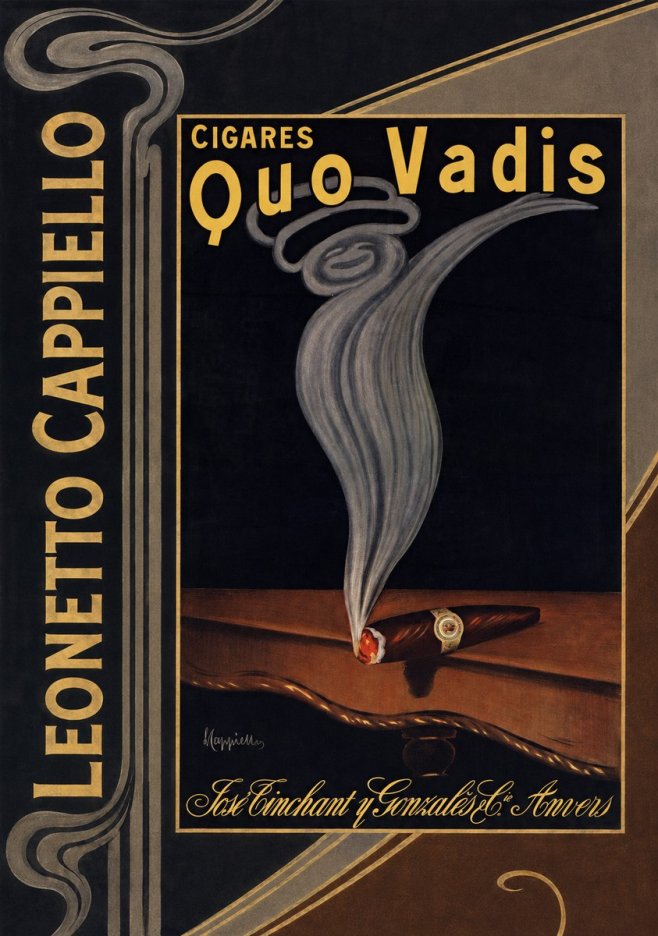 Leonetto Cappiello Quo Vadis No3 - Affiche