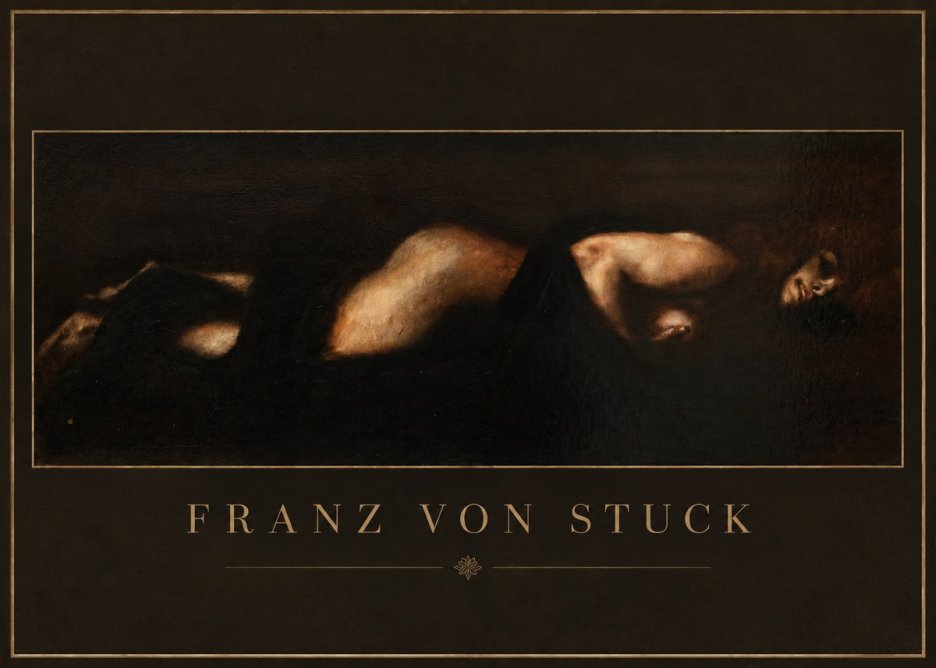 Franz von Stuck Der Schlaf No3 - Affiche