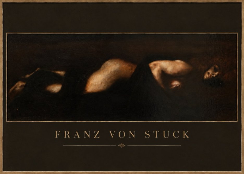 Franz von Stuck Der Schlaf No4 - Affiche