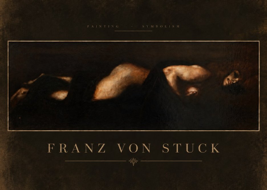 Franz von Stuck Der Schlaf No6 - Affiche