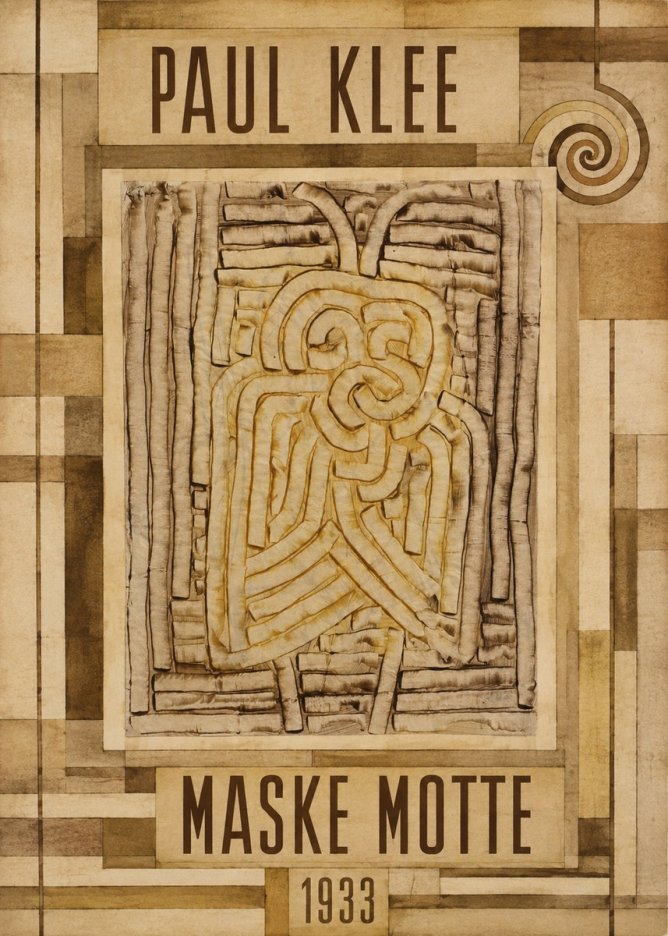 Paul Klee Maske Motte No6 - Affiche