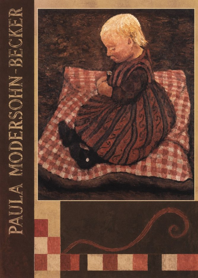 Paula Modersohn-Becker Girl with Flower No2 - Affiche