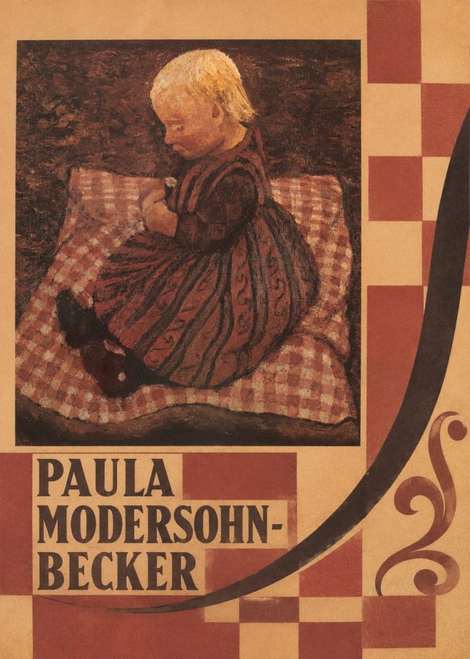 Paula Modersohn-Becker Girl with Flower No5 - Affiche