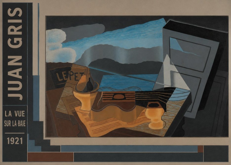 Juan Gris La Vue Sur La Baie No2 - Affiche