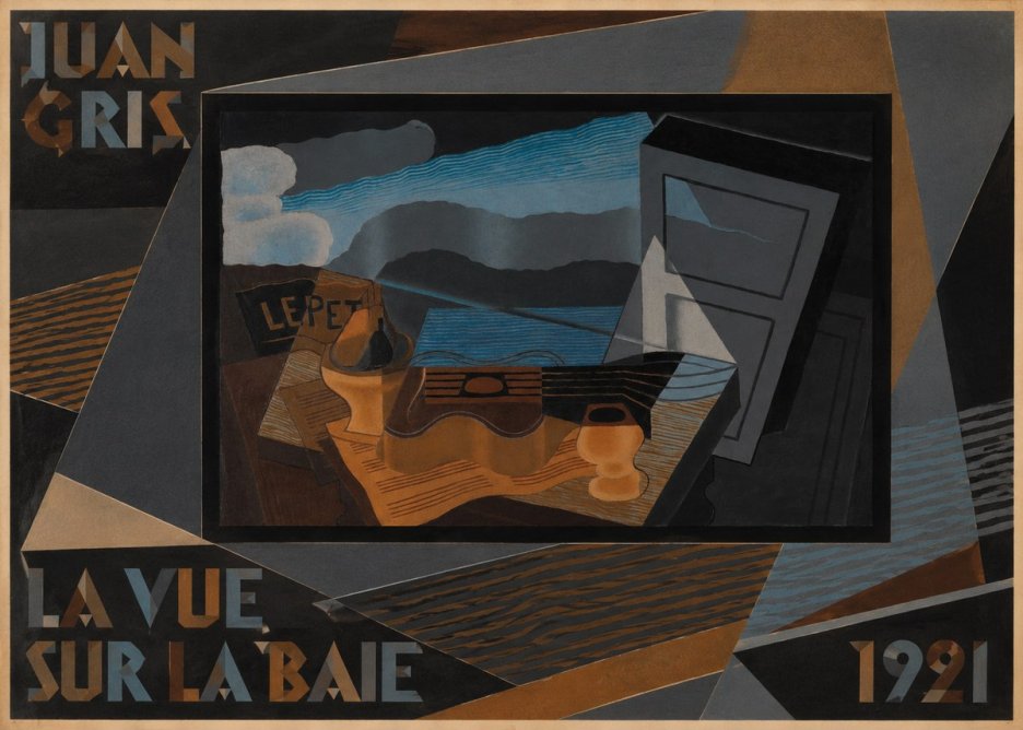 Juan Gris La Vue Sur La Baie No6 - Affiche