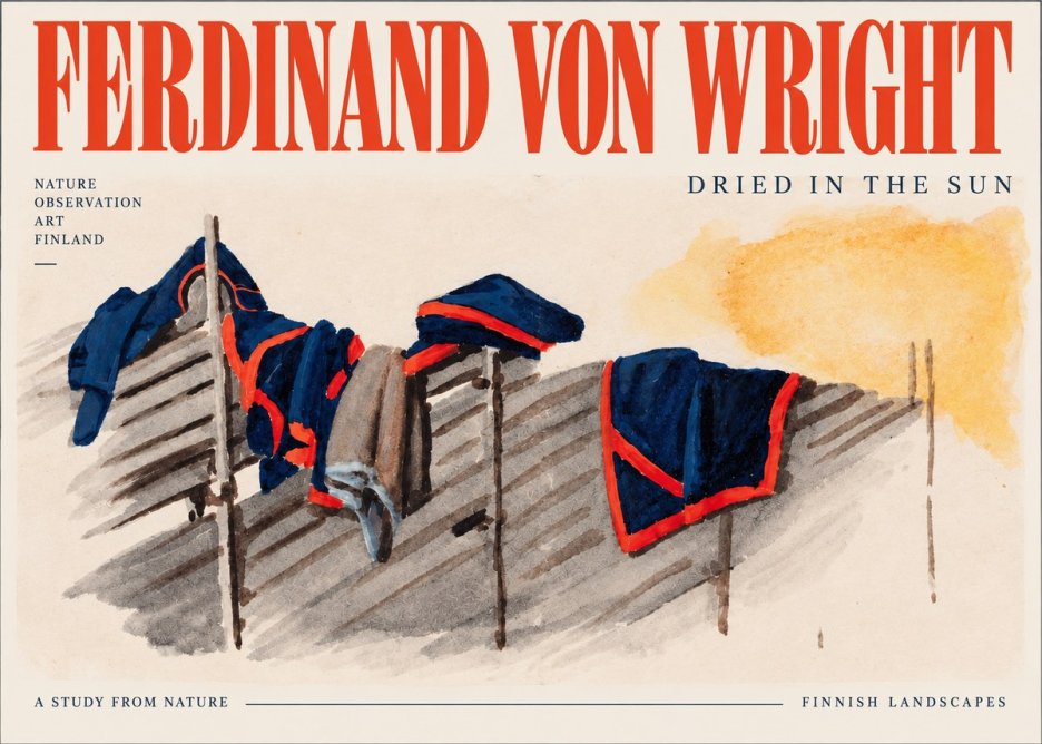 Ferdinand von Wright Study of Military Clothing No4 - Affiche