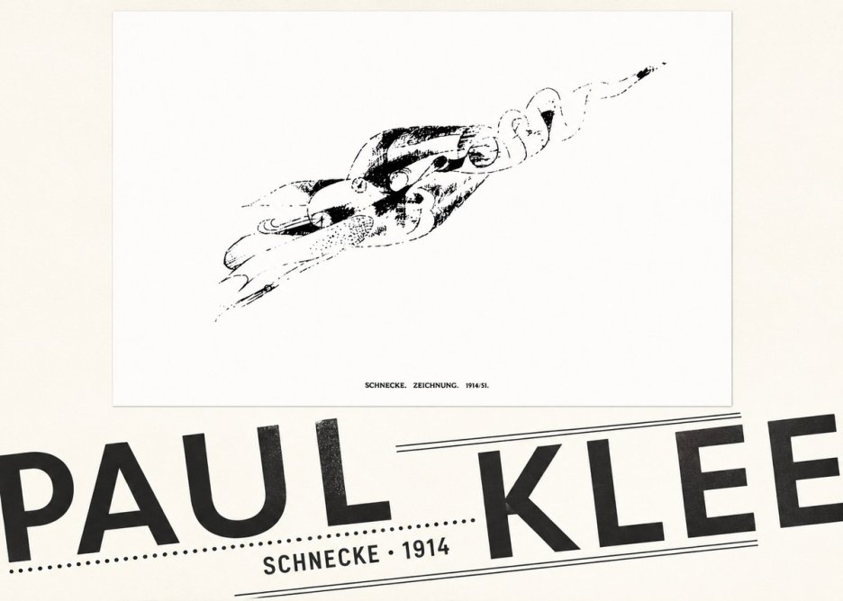 Paul Klee Schnecke No5 - Affiche