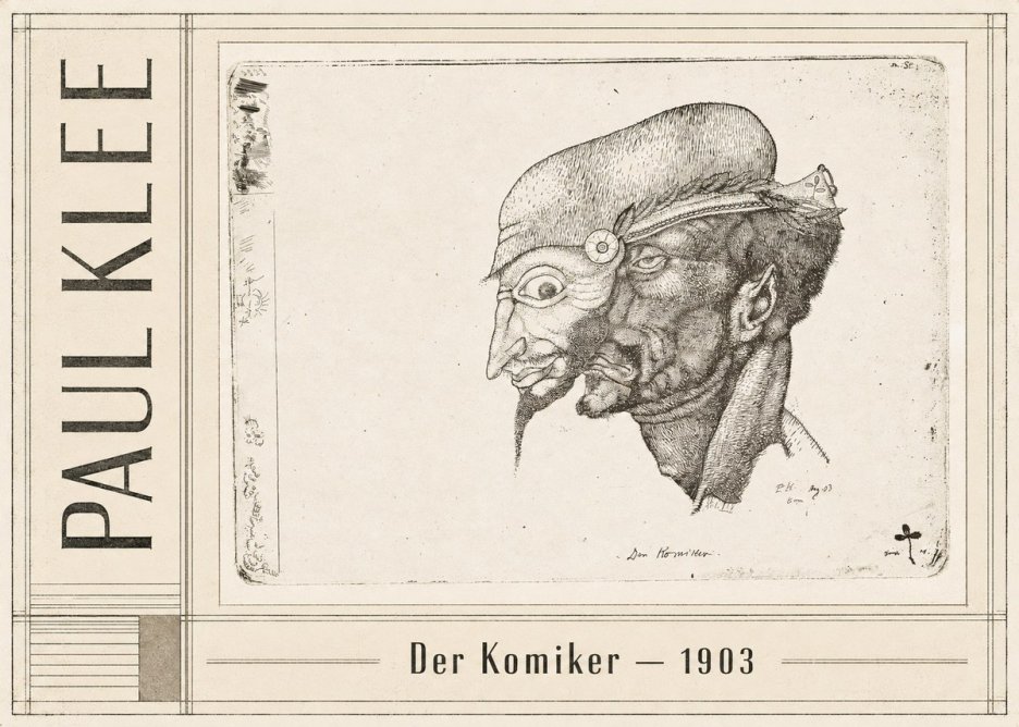 Paul Klee Der Komiker No2 - Affiche
