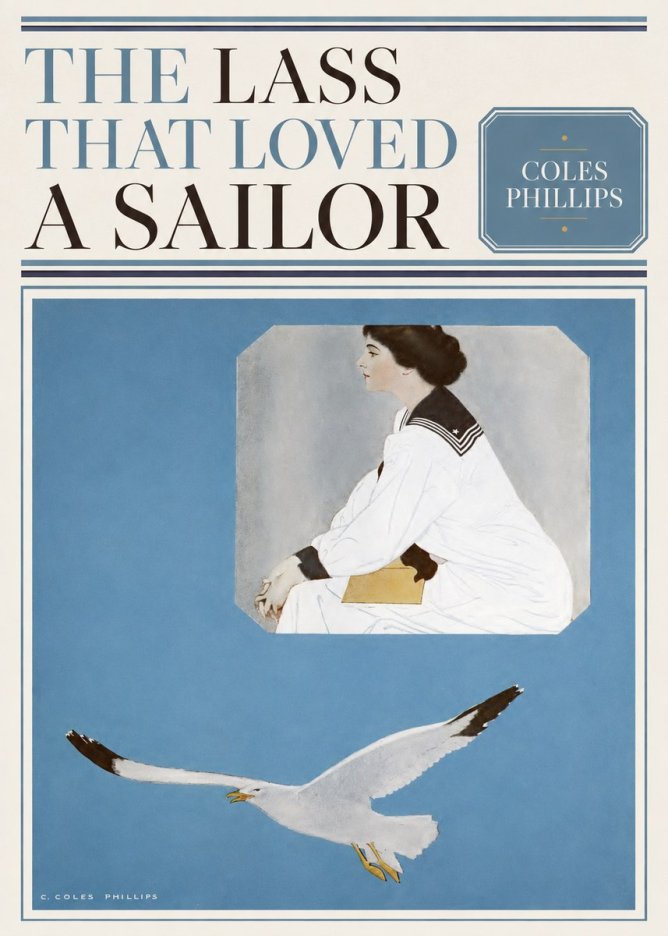 Coles Phillips The Lass That Loved a Sailor No4 - Affiche