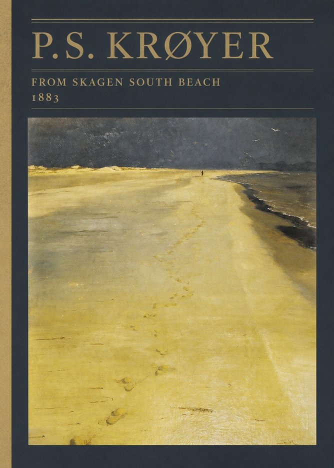 P.S. Krøyer From Skagen South Beach No4 - Affiche