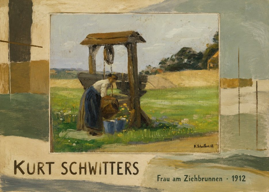 Kurt Schwitters Frau Am Ziehbrunnen No3 - Affiche