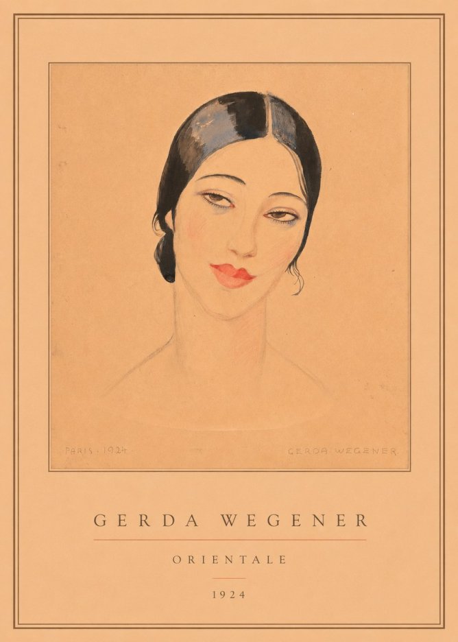 Gerda Wegener Orientale No5 - Affiche