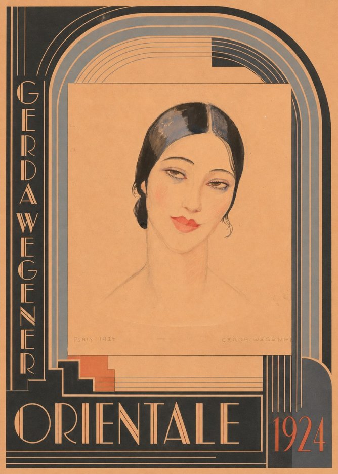 Gerda Wegener Orientale No6 - Affiche