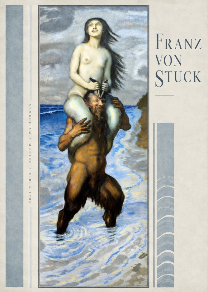 Franz von Stuck The Birth of Venus No5 - Affiche