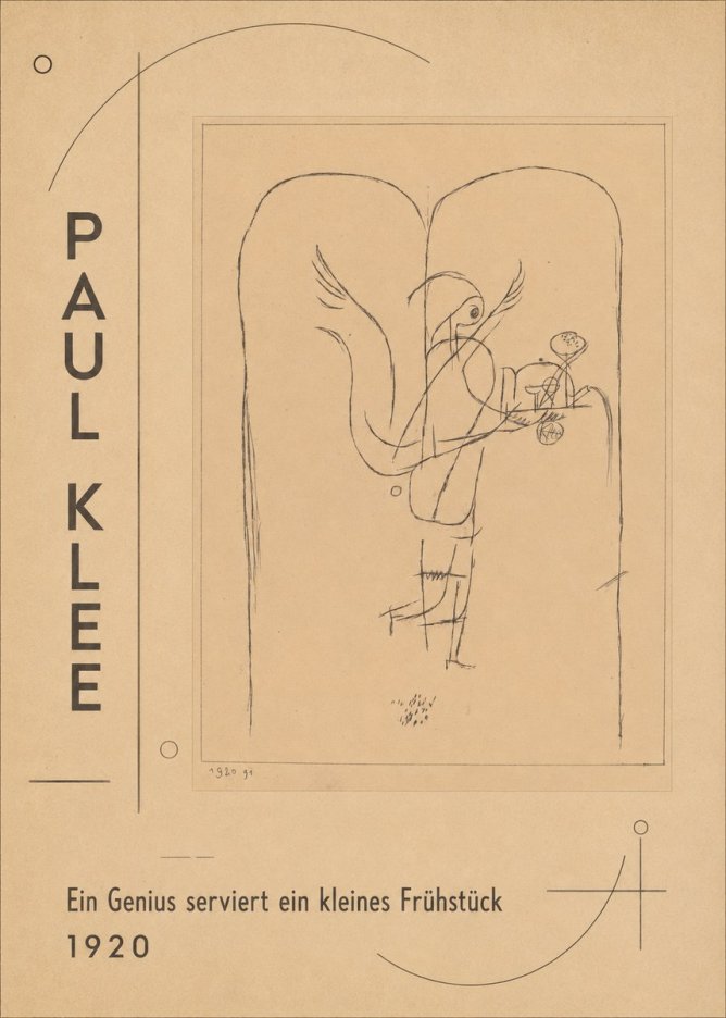Paul Klee Ein Genius Serviert Ein Kleines Frühstück No2 - Affiche