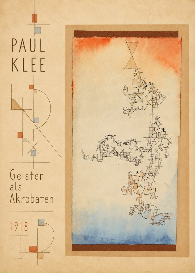 Paul Klee Geister Als Akrobaten No2 - Affiche