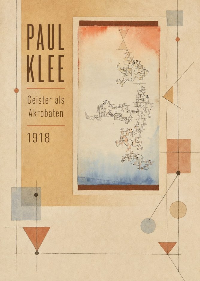 Paul Klee Geister Als Akrobaten No3 - Affiche
