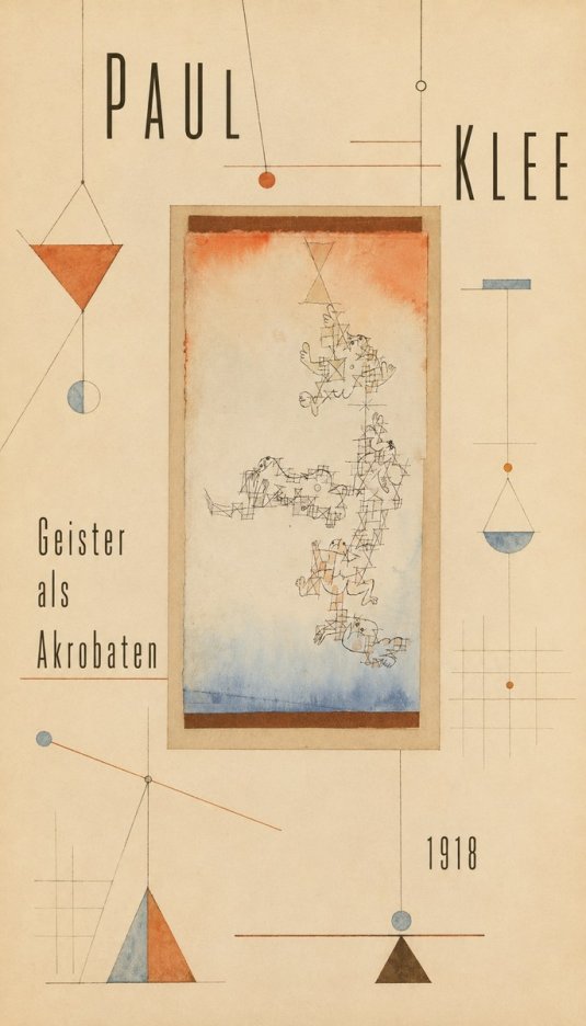 Paul Klee Geister Als Akrobaten No6 - Affiche