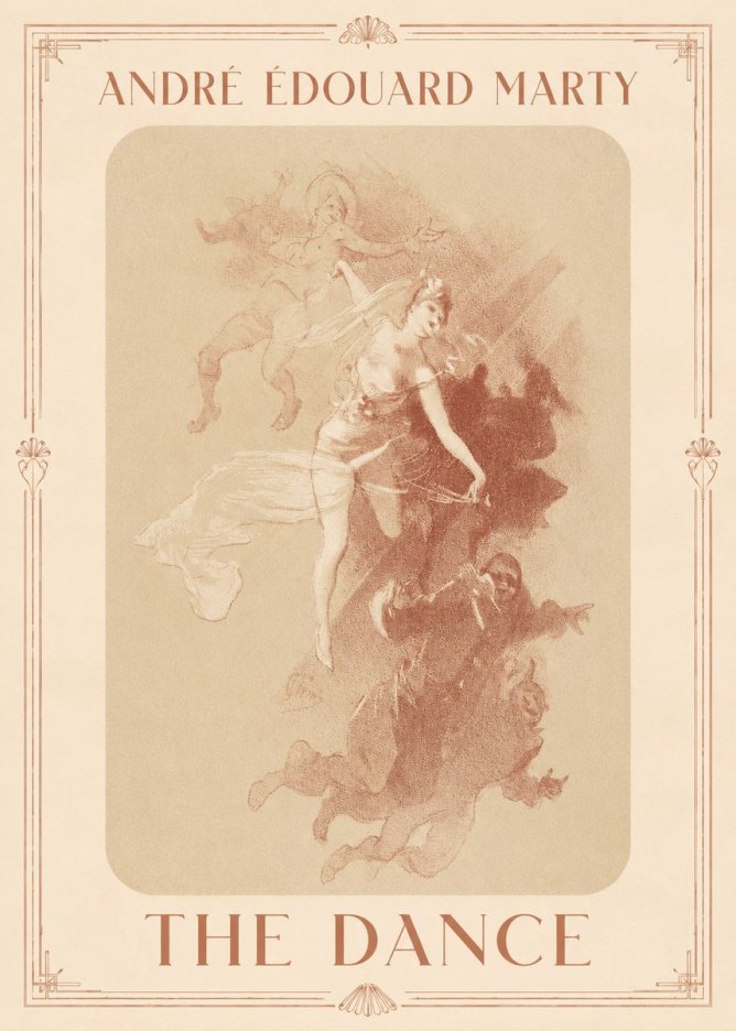 André Édouard Marty The Dance No1 - Affiche