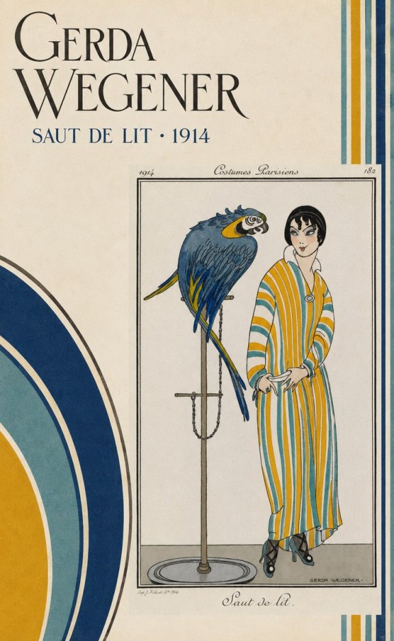 Gerda Wegener Saut De Lit 1914 No6 - Affiche