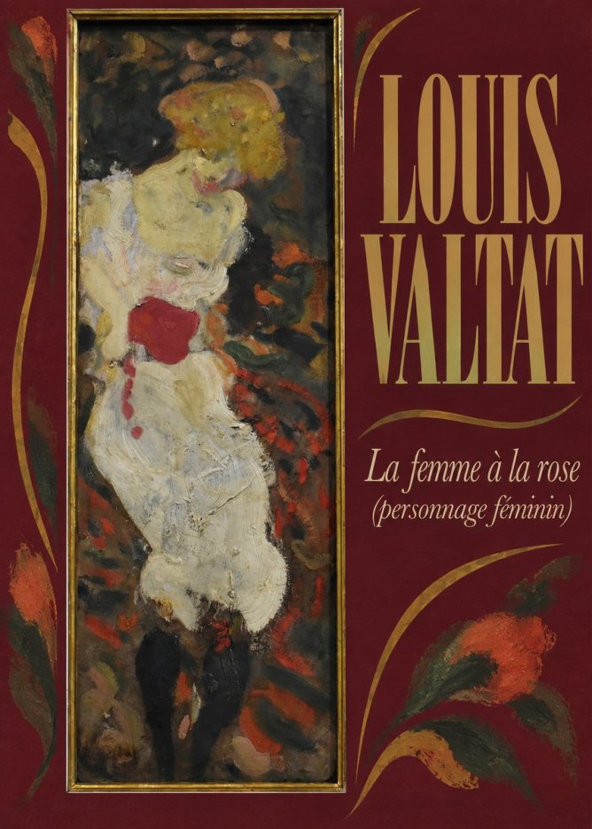 Louis Valtat La Femme À La Rose (Personnage Féminin) No4 - Affiche