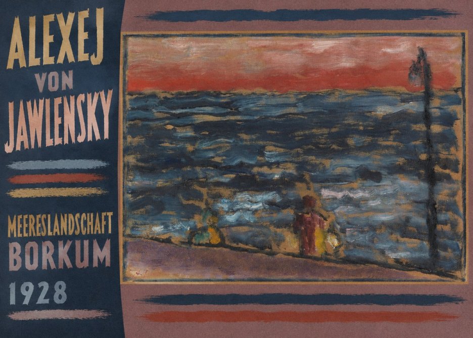 Alexej von Jawlensky Meereslandschaft Borkum No3 - Affiche