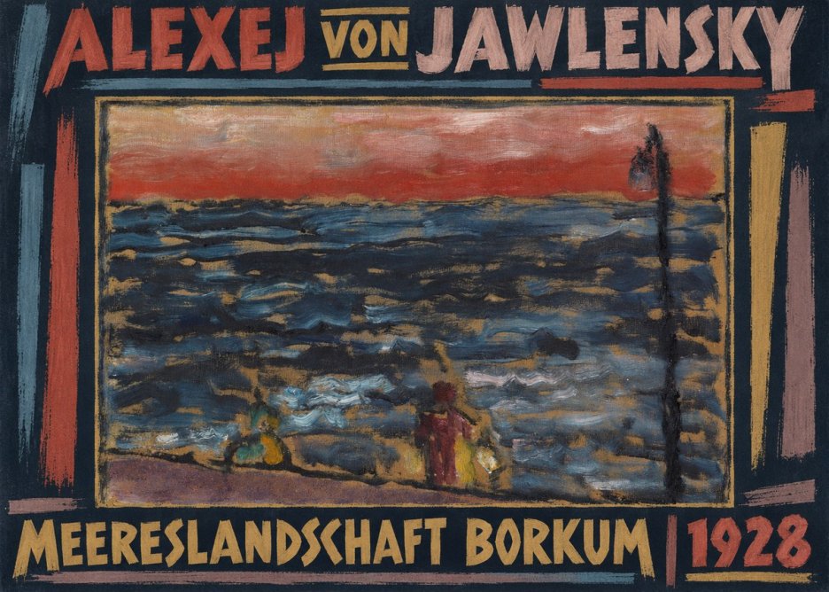 Alexej von Jawlensky Meereslandschaft Borkum No5 - Affiche