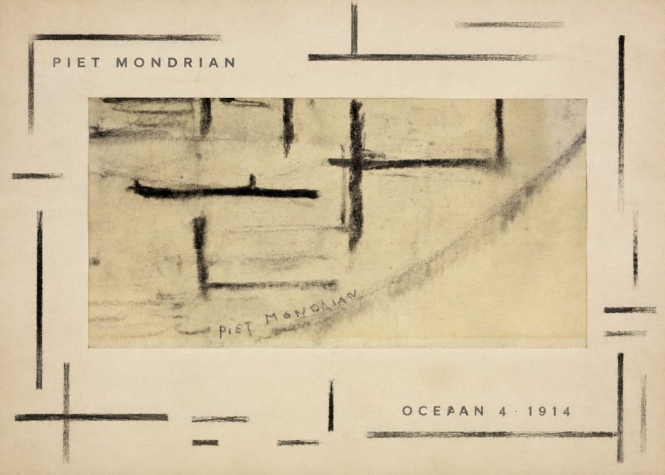 Piet Mondrian Ocean 4 No2 - Affiche