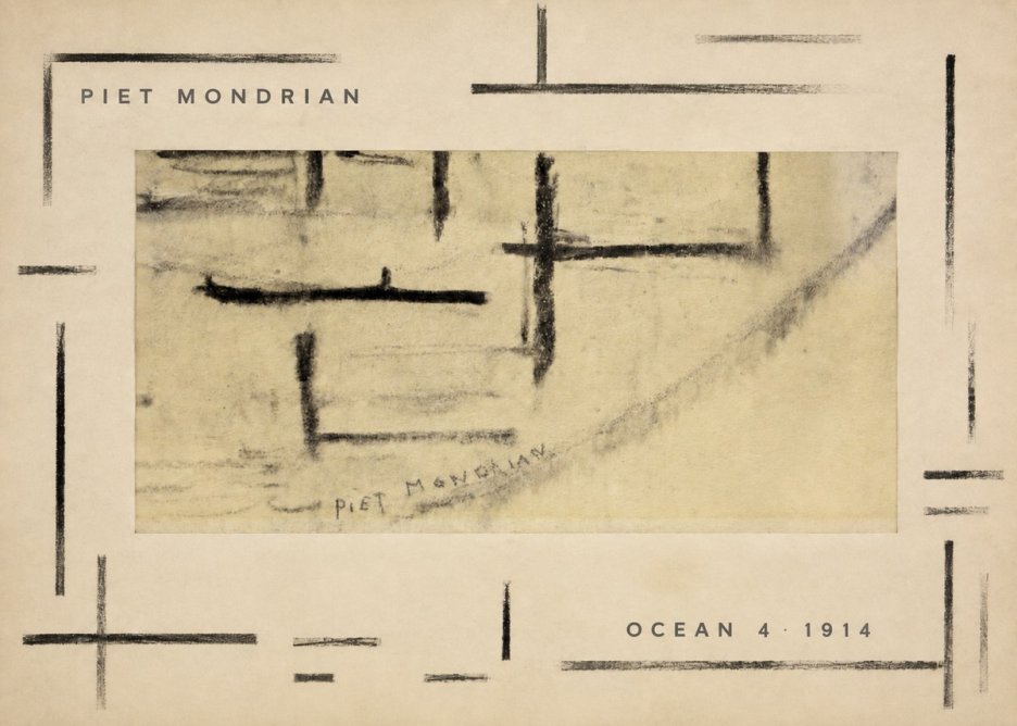 Piet Mondrian Ocean 4 No3 - Affiche