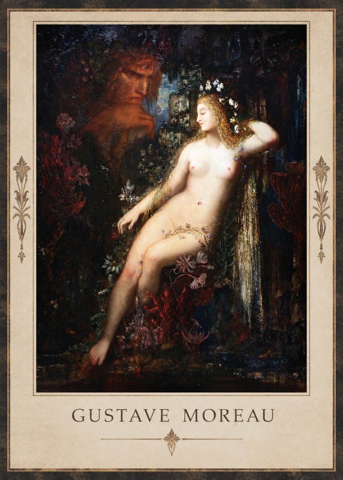Gustave Moreau Hélène No2 - Affiche