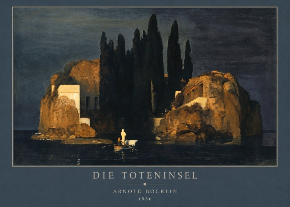 Arnold Böcklin Die Toteninsel VI No3 - Affiche