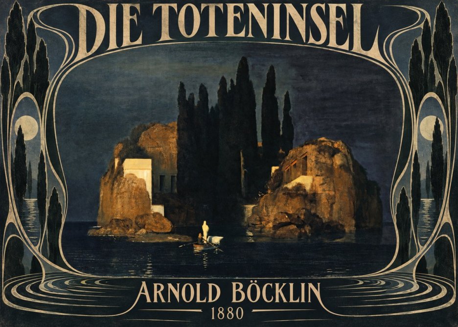 Arnold Böcklin Die Toteninsel VI No6 - Affiche