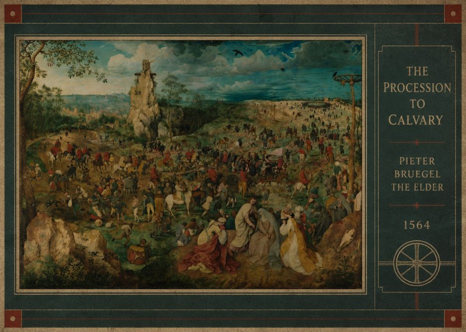 Pieter Bruegel The Processsson to Calvary No2 - Affiche