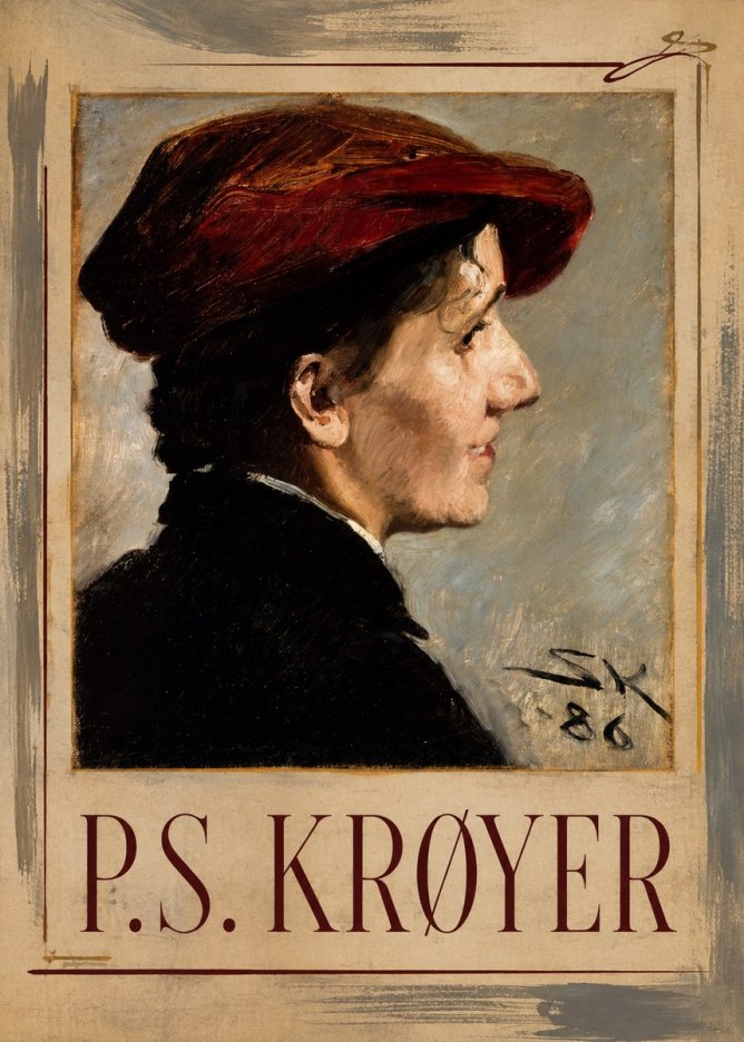 P.S. Krøyer Portrait of a Young Girl No3 - Affiche