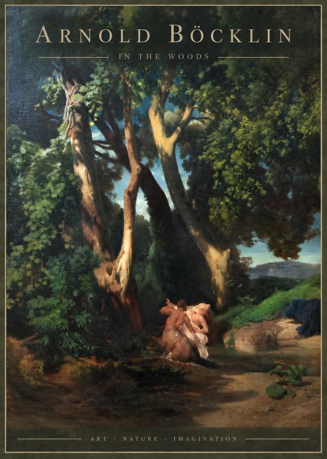 Arnold Böcklin In the Woods No6 - Affiche