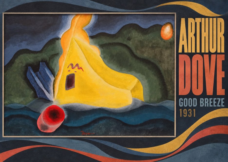 Arthur Dove Good Breeze No5 - Affiche