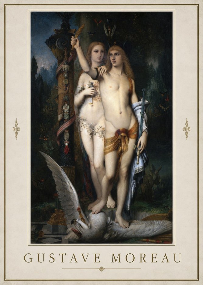 Gustave Moreau The Chimeras No1 - Affiche