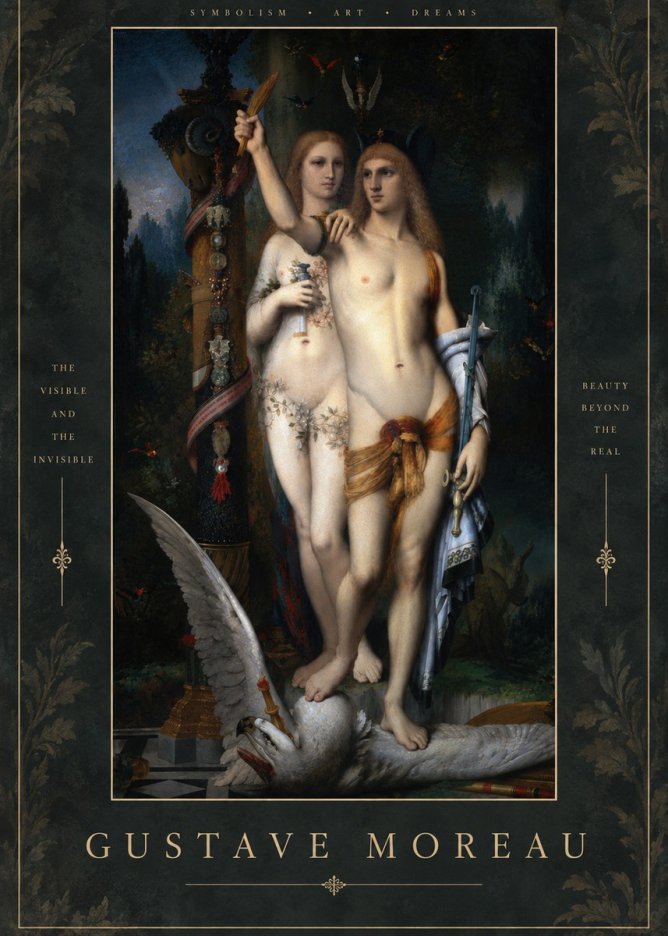 Gustave Moreau The Chimeras No4 - Affiche