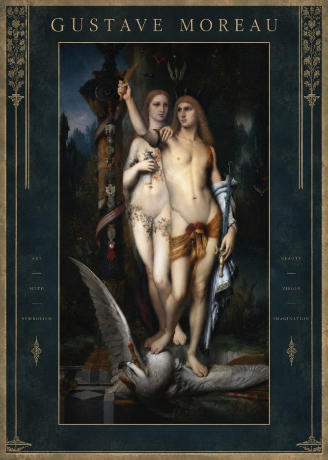 Gustave Moreau The Chimeras No5 - Affiche