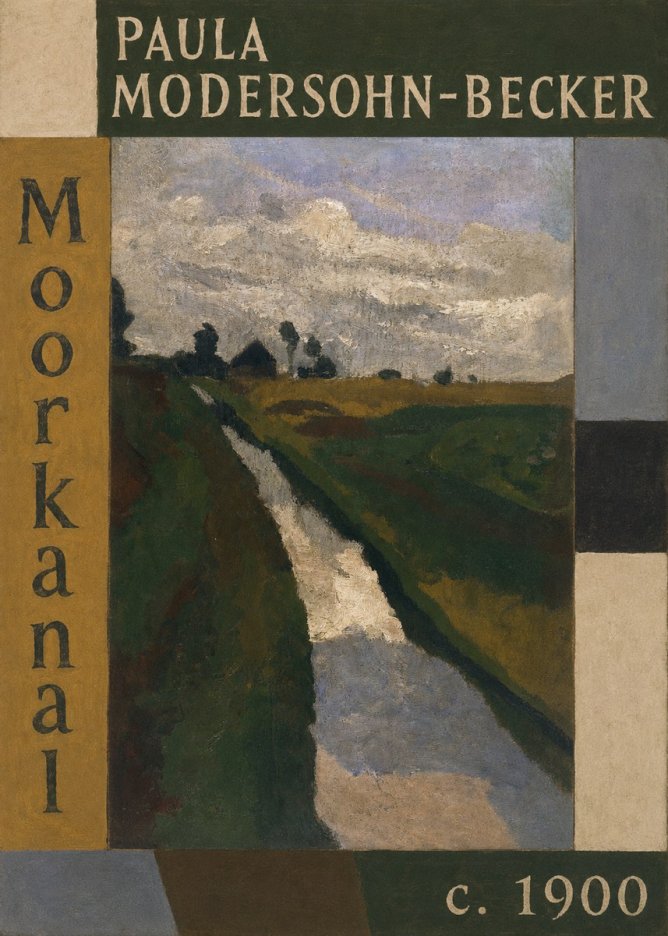 Paula Modersohn-Becker Moorkanal No6 - Affiche