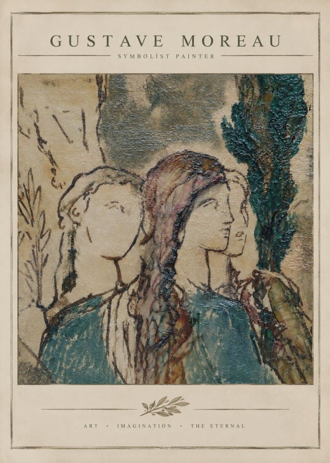 Gustave Moreau Untitled II No2 - Affiche