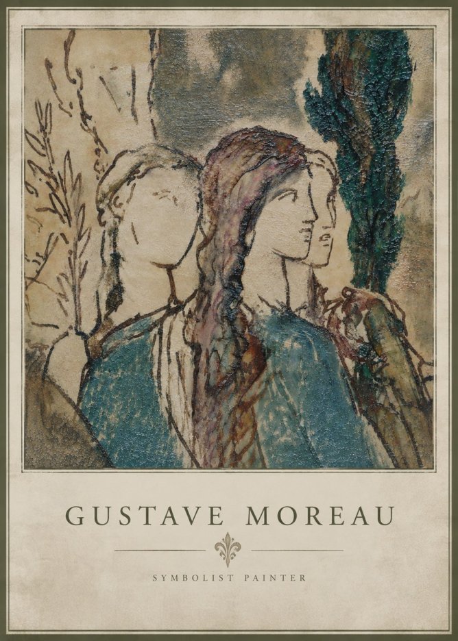 Gustave Moreau Untitled II No3 - Affiche