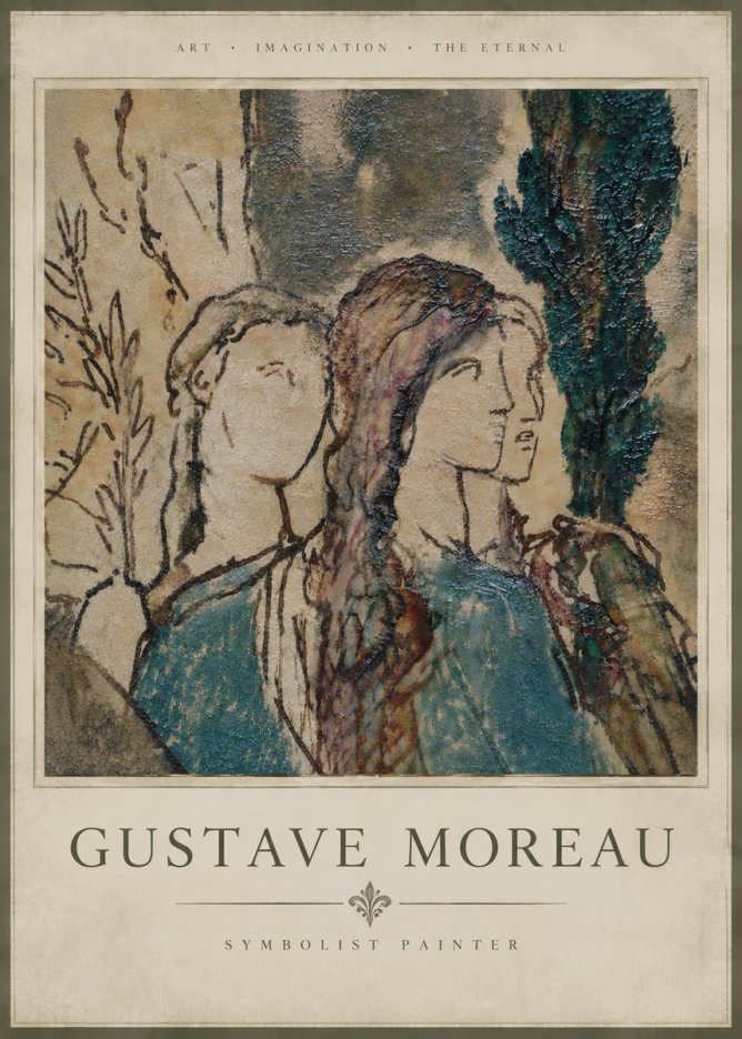 Gustave Moreau Untitled II No5 - Affiche