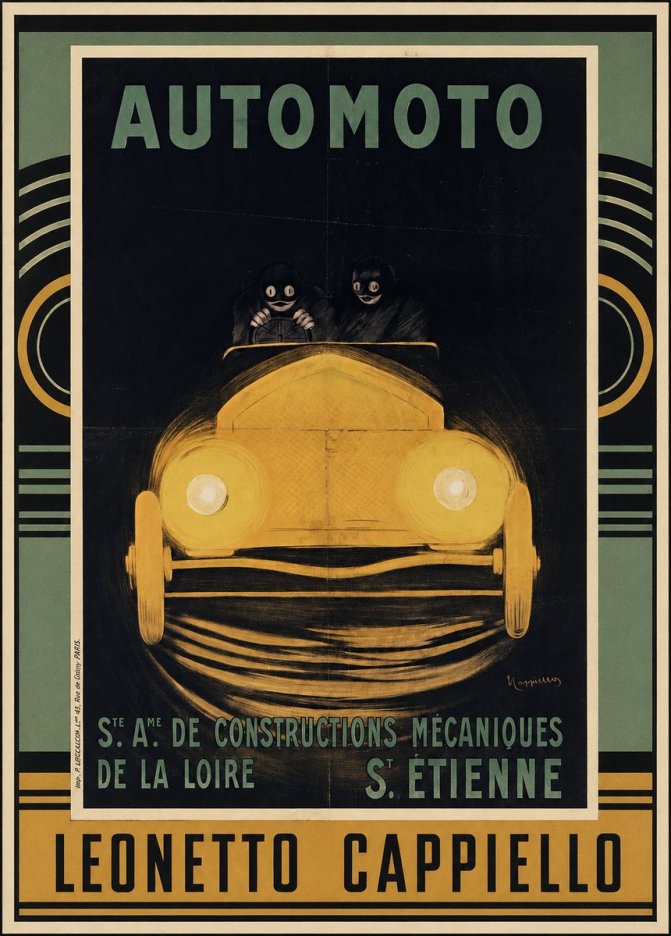 Leonetto Cappiello Automoto No3 - Affiche