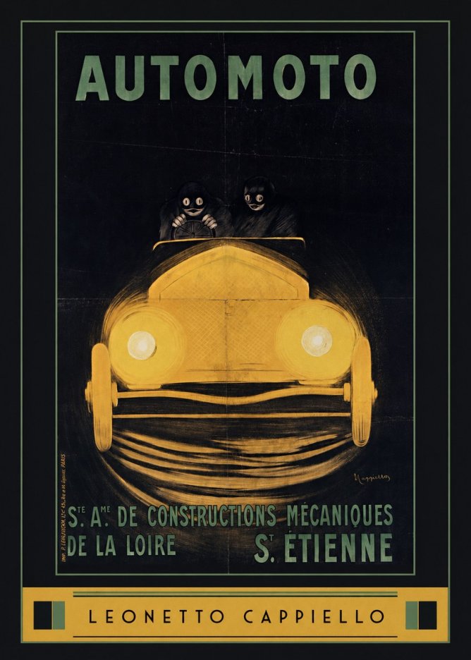 Leonetto Cappiello Automoto No6 - Affiche