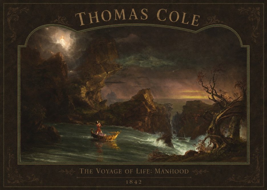 Thomas Cole The Voyage of Life: Manhood III No2 - Affiche