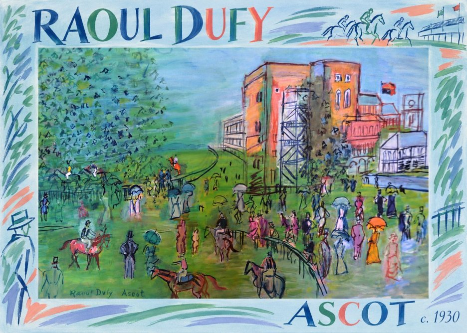 Raoul Dufy Ascot C. 1930 II No1 - Affiche