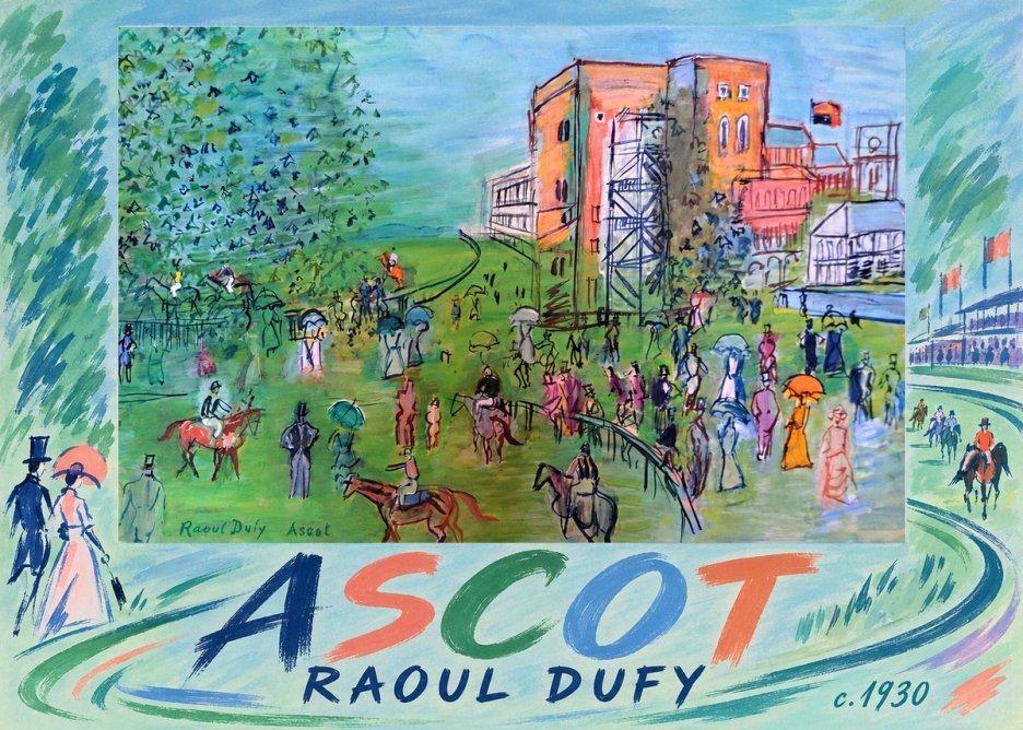 Raoul Dufy Ascot C. 1930 II No3 - Affiche